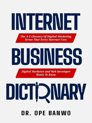 cover image of Internet Business Dictionary